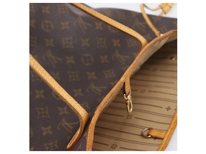 Borsa Tote LOUIS VUITTON Monogram Neverfull MM M40156 LV Auth 203165 Monogramma - vista 10