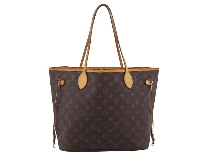 Borsa Tote LOUIS VUITTON Monogram Neverfull MM M40156 LV Auth 203165 Monogramma - vista 13