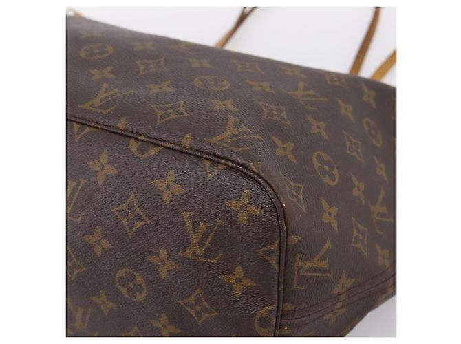 Borsa Tote LOUIS VUITTON Monogram Neverfull MM M40156 LV Auth 203165 Monogramma - vista 15