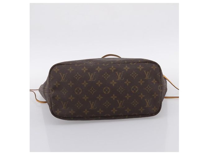Borsa Tote LOUIS VUITTON Monogram Neverfull MM M40156 LV Auth 203165 Monogramma - vista 5