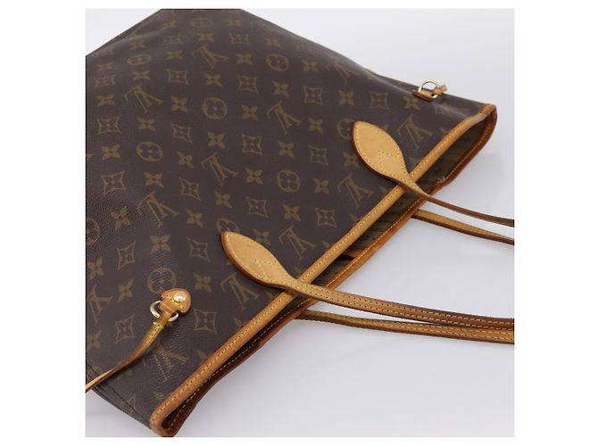 Borsa Tote LOUIS VUITTON Monogram Neverfull MM M40156 LV Auth 203165 Monogramma - vista 6