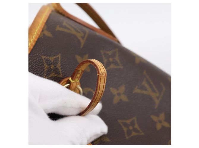 Borsa Tote LOUIS VUITTON Monogram Neverfull MM M40156 LV Auth 203165 Monogramma - vista 8