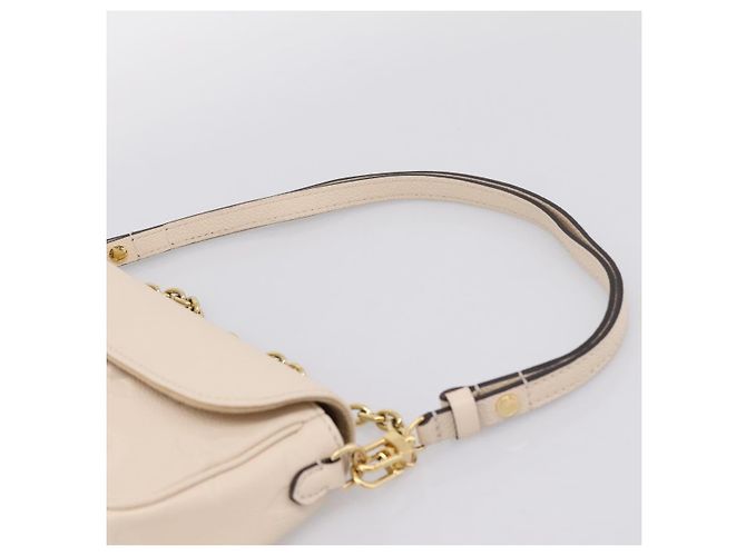 LOUIS VUITTON Monogram Empreinte Wallet on Chain Ivy White M82210 Auth ka6099V Bianco Monogramma - vista 10