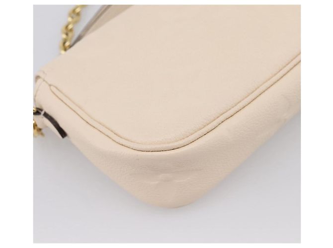 LOUIS VUITTON Monogram Empreinte Wallet on Chain Ivy White M82210 Auth ka6099V Bianco Monogramma - vista 15