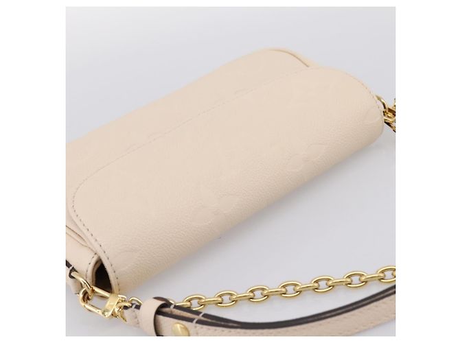 LOUIS VUITTON Monogram Empreinte Wallet on Chain Ivy White M82210 Auth ka6099V Bianco Monogramma - vista 6