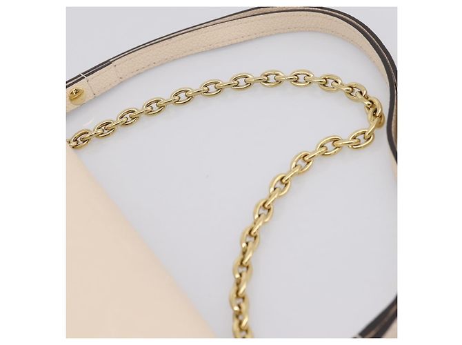 LOUIS VUITTON Monogram Empreinte Wallet on Chain Ivy White M82210 Auth ka6099V Bianco Monogramma - vista 8