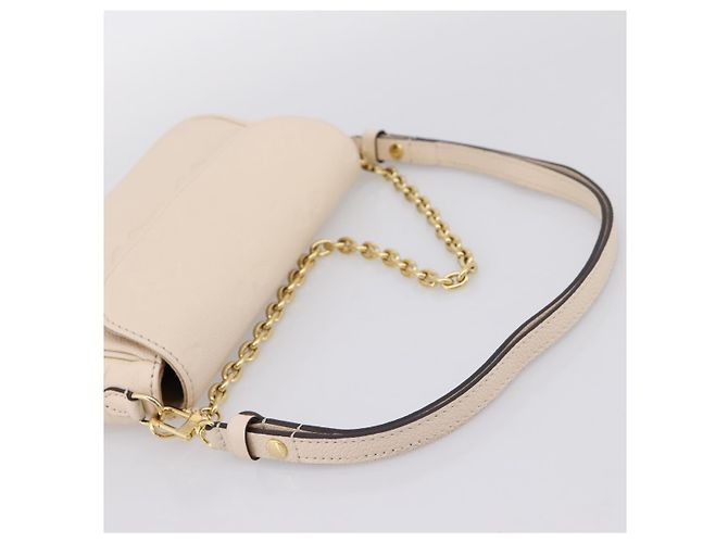 LOUIS VUITTON Monogram Empreinte Wallet on Chain Ivy White M82210 Auth ka6099V Bianco Monogramma - vista 9