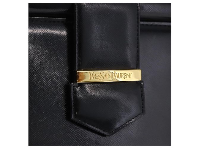 Autre Marque Borsa a mano SAINT LAURENT Pelle Nero Oro 311210 Auth 202987 D'oro - vista 14