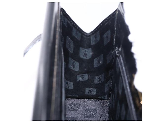 Autre Marque Borsa a mano SAINT LAURENT Pelle Nero Oro 311210 Auth 202987 D'oro - vista 19