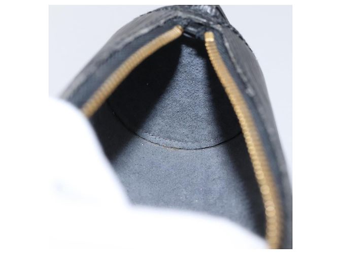 LOUIS VUITTON Epi Soufflot Pouch Black LV Auth BA15729 Nero - vista 19