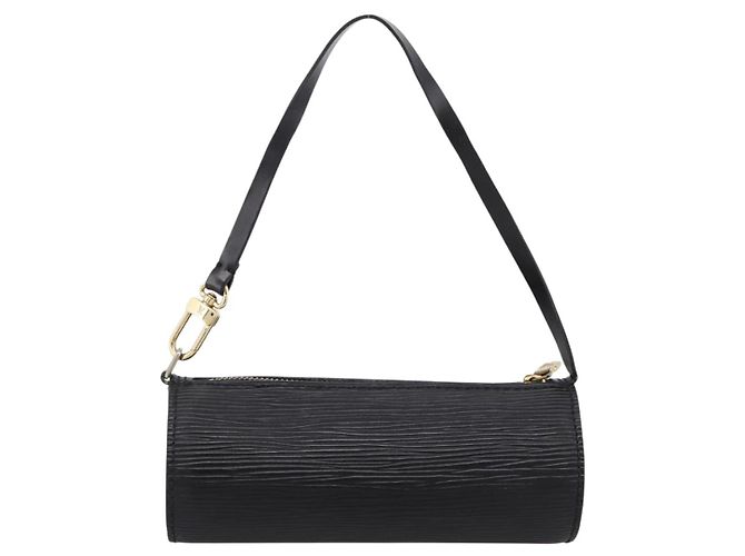LOUIS VUITTON Epi Soufflot Pouch Black LV Auth BA15729 Nero - vista 2