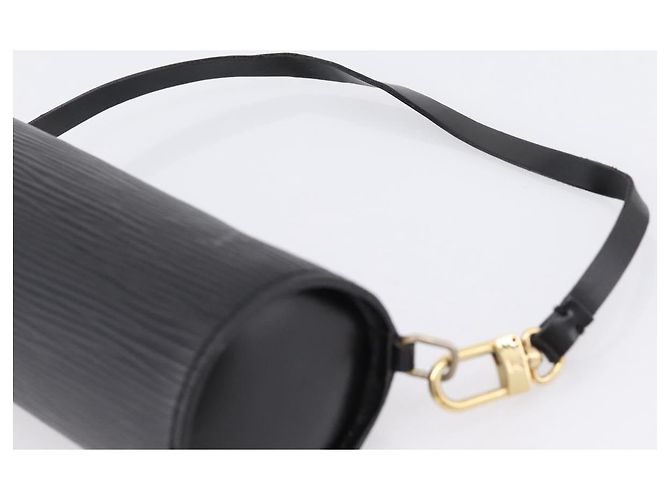 LOUIS VUITTON Epi Soufflot Pouch Black LV Auth BA15729 Nero - vista 8