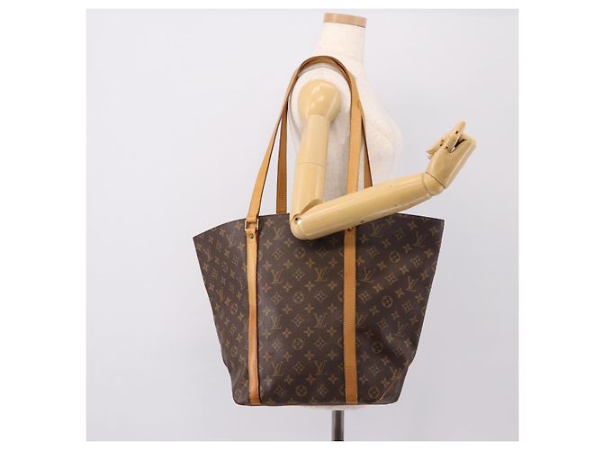 LOUIS VUITTON Monogram Sac Shopping Tote Bag M51108 LV Auth 202828 Monogramma - vista 24