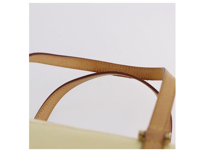 Borsa a mano LOUIS VUITTON Monogram Vernis Bedford Perle M91006 LV Auth am12522V - vista 14