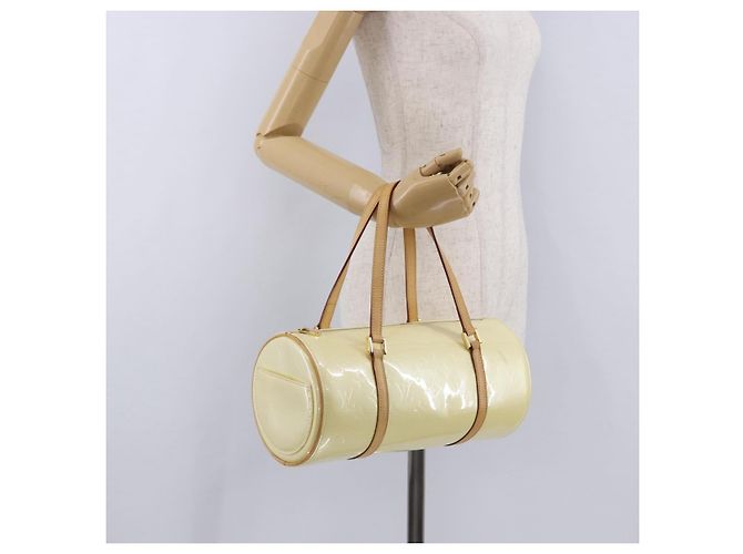 Borsa a mano LOUIS VUITTON Monogram Vernis Bedford Perle M91006 LV Auth am12522V - vista 24