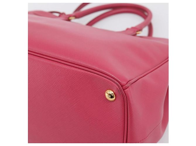 Borsa a mano PRADA Galleria in pelle Safiano 2way Pink Gold Auth 203457V Rosa D'oro - vista 12