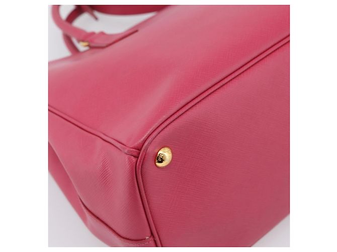 Borsa a mano PRADA Galleria in pelle Safiano 2way Pink Gold Auth 203457V Rosa D'oro - vista 15