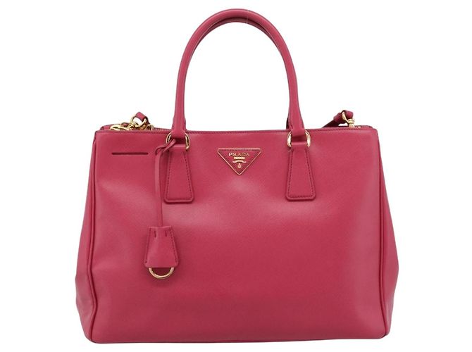 Borsa a mano PRADA Galleria in pelle Safiano 2way Pink Gold Auth 203457V Rosa D'oro - vista 2