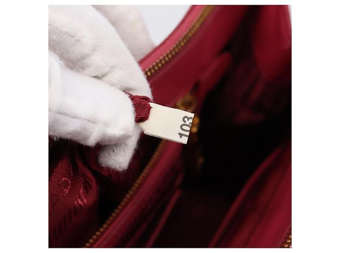 Borsa a mano PRADA Galleria in pelle Safiano 2way Pink Gold Auth 203457V Rosa D'oro - vista 25