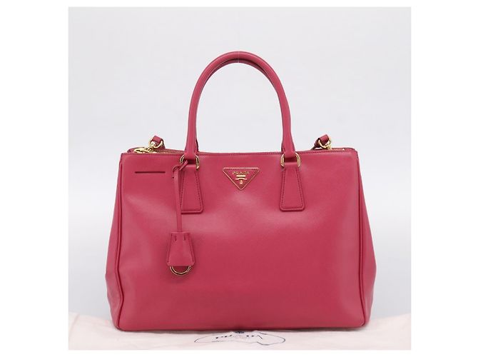 Borsa a mano PRADA Galleria in pelle Safiano 2way Pink Gold Auth 203457V Rosa D'oro - vista 31