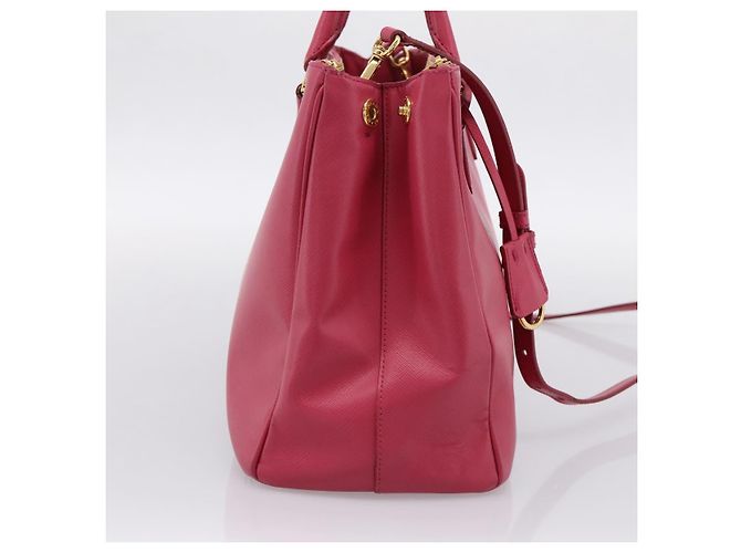 Borsa a mano PRADA Galleria in pelle Safiano 2way Pink Gold Auth 203457V Rosa D'oro - vista 4