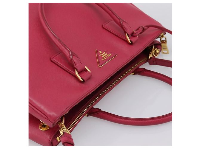 Borsa a mano PRADA Galleria in pelle Safiano 2way Pink Gold Auth 203457V Rosa D'oro - vista 6