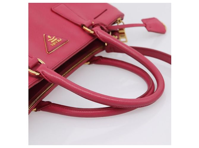 Borsa a mano PRADA Galleria in pelle Safiano 2way Pink Gold Auth 203457V Rosa D'oro - vista 7