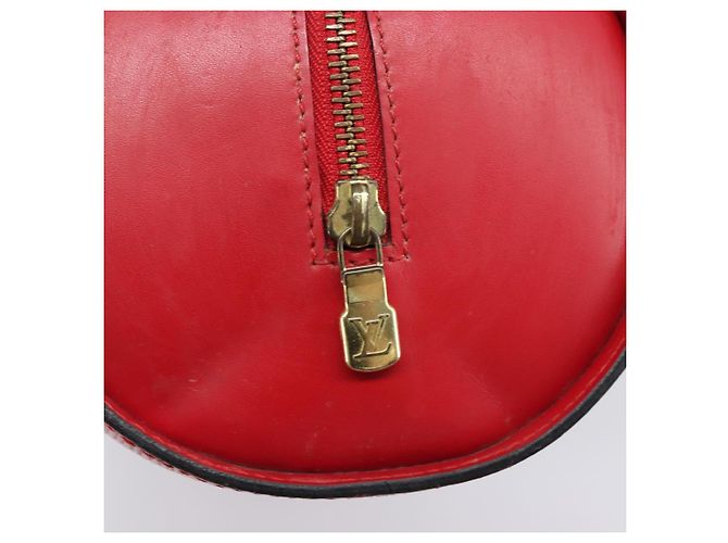 Borsa a mano LOUIS VUITTON Epi Soufflot Rossa M52227 LV Auth 202967 Rosso - vista 17