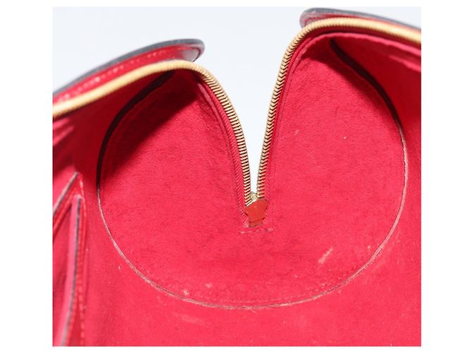 Borsa a mano LOUIS VUITTON Epi Soufflot Rossa M52227 LV Auth 202967 Rosso - vista 19
