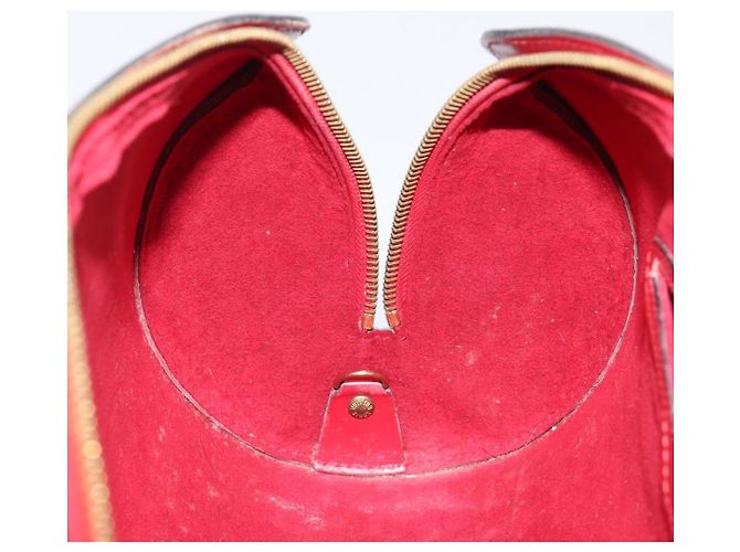 Borsa a mano LOUIS VUITTON Epi Soufflot Rossa M52227 LV Auth 202967 Rosso - vista 20