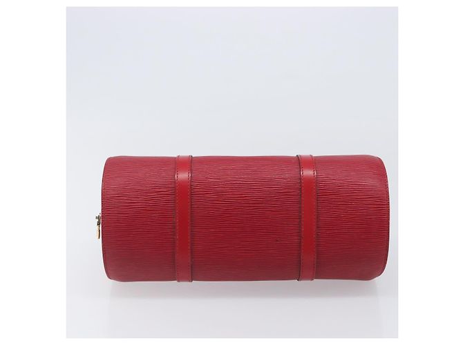 Borsa a mano LOUIS VUITTON Epi Soufflot Rossa M52227 LV Auth 202967 Rosso - vista 5