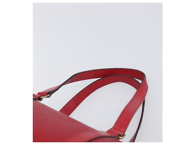 Borsa a mano LOUIS VUITTON Epi Soufflot Rossa M52227 LV Auth 202967 Rosso - vista 8