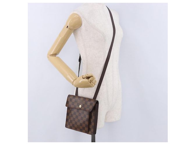 LOUIS VUITTON Damier Ebene Pimlico Shoulder Bag N45272 LV Auth ka6158 - vista 25