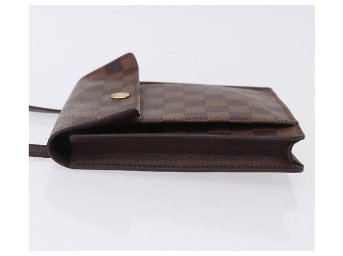 LOUIS VUITTON Damier Ebene Pimlico Shoulder Bag N45272 LV Auth ka6158 - vista 4