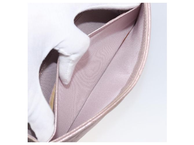 Portafoglio CHANEL Matelasse Canvas Rosa Argento CC Auth 202732 - vista 22