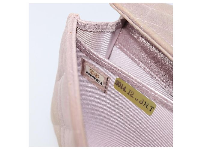 Portafoglio CHANEL Matelasse Canvas Rosa Argento CC Auth 202732 - vista 23