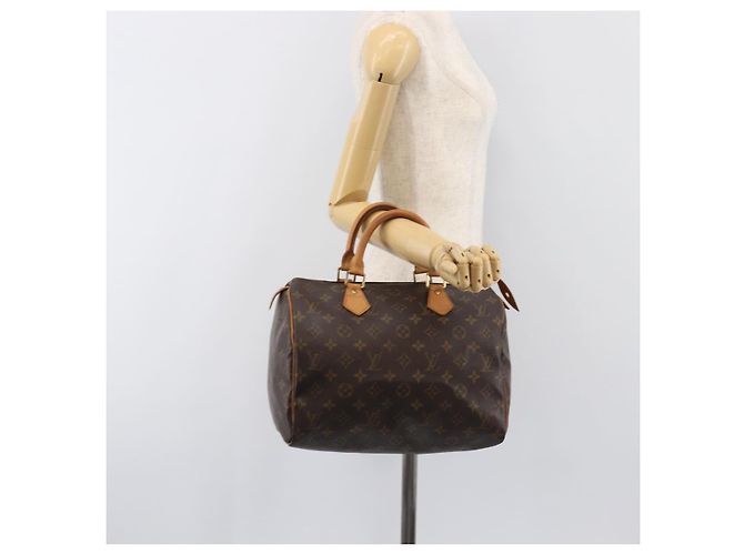 LOUIS VUITTON Monogram Speedy 30 Hand Bag M41526 LV Auth 200472 Monogramma - vista 22