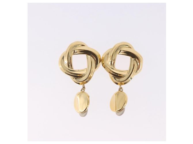GIVENCHY Set Bracciale e Orecchini in metallo 3 Pezzi Tono Oro Argento Auth SW2827 - vista 2