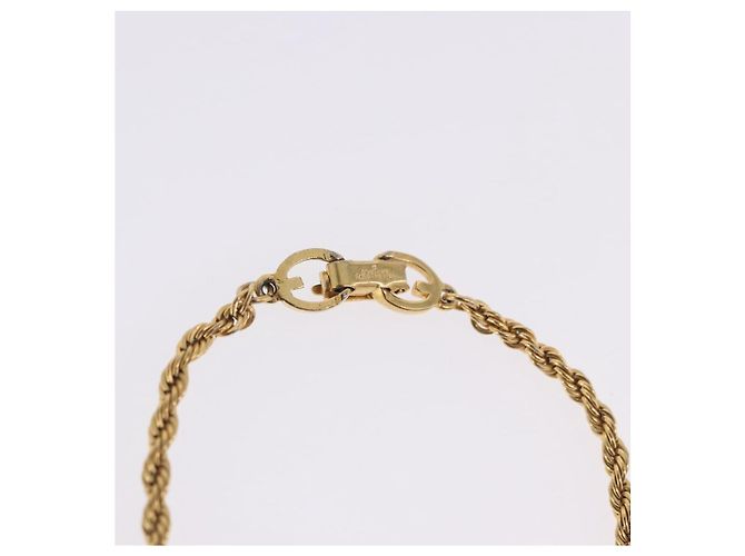 GIVENCHY Set Bracciale e Orecchini in metallo 3 Pezzi Tono Oro Argento Auth SW2827 - vista 25