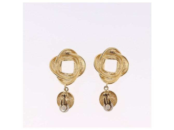 GIVENCHY Set Bracciale e Orecchini in metallo 3 Pezzi Tono Oro Argento Auth SW2827 - vista 3