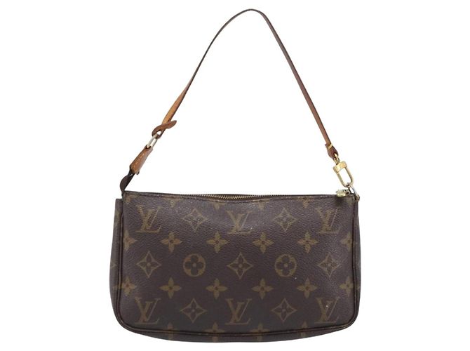 LOUIS VUITTON Monogram Pochette Accessoires Pouch M51980 LV Auth 200720A Monogramma - vista 2