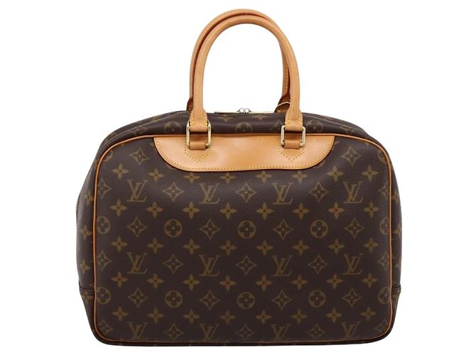 Borsa a mano LOUIS VUITTON Monogram Deauville M47270 LV Auth 203292V Monogramma - vista 3