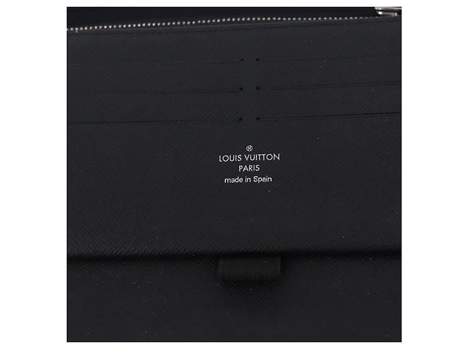 LOUIS VUITTON Damier Graphite Zippy Organizer Long Wallet N63077 LV Auth 197913A Damier ebene - vista 15
