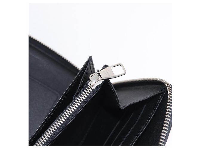 LOUIS VUITTON Damier Graphite Zippy Organizer Long Wallet N63077 LV Auth 197913A Damier ebene - vista 20