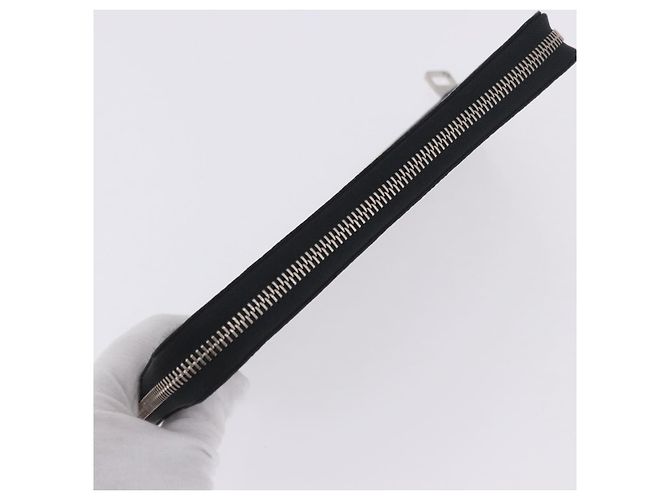 LOUIS VUITTON Damier Graphite Zippy Organizer Long Wallet N63077 LV Auth 197913A Damier ebene - vista 7
