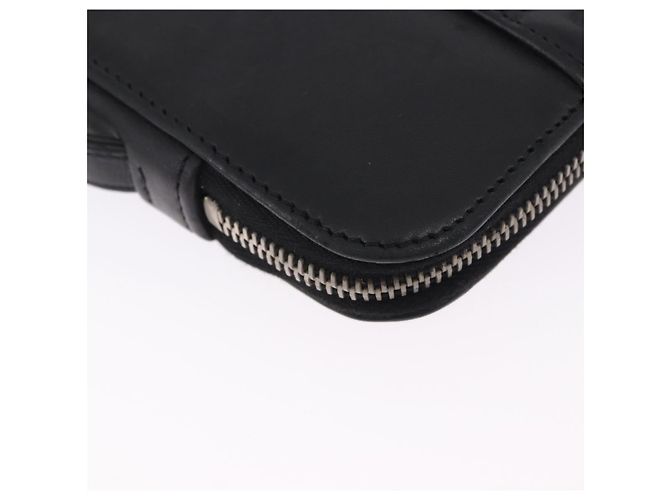Capa para iPad CHANEL Icon em couro preto e dourado CC Auth 200467 - vista 13