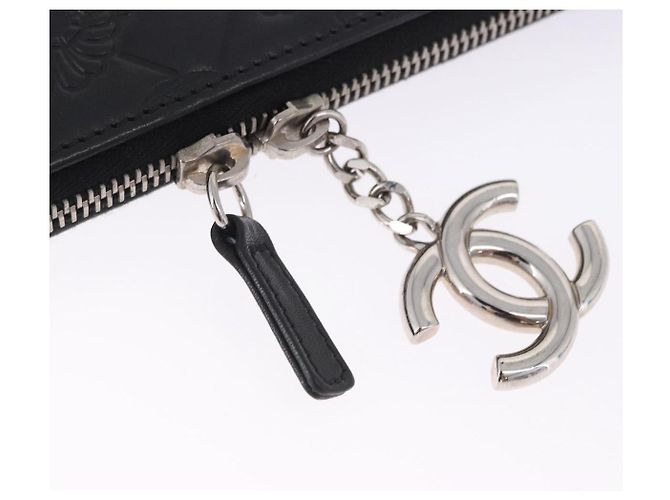 Capa para iPad CHANEL Icon em couro preto e dourado CC Auth 200467 - vista 14