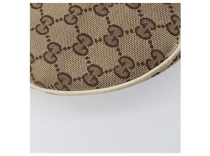 Borsa a tracolla GUCCI GG Canvas Beige Tono Oro 169998 Auth 201433 - vista 13
