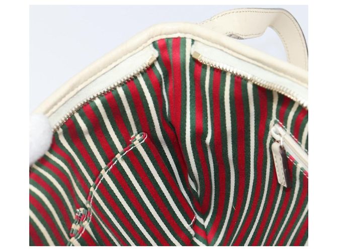 Borsa a tracolla GUCCI GG Canvas Beige Tono Oro 169998 Auth 201433 - vista 22