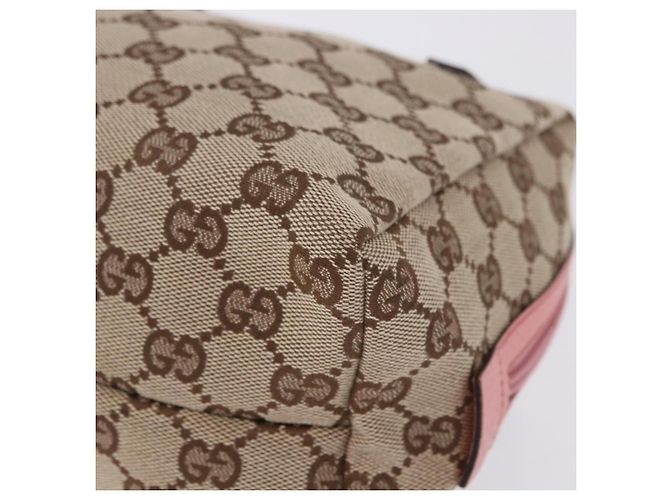 Borsa GUCCI GG Canvas Beige 124542 Auth 200546V - vista 13